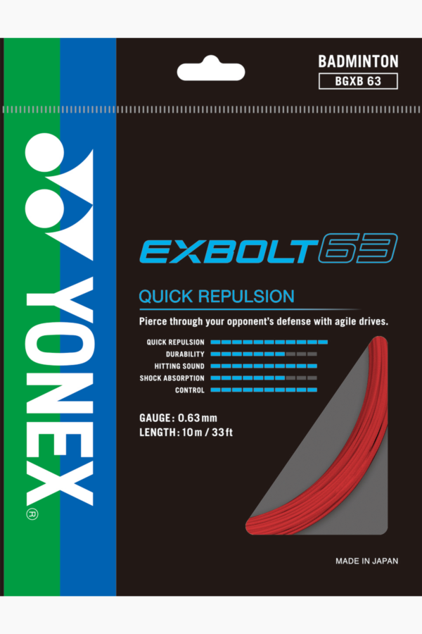 EXBOLT 63

QUICK REPULSION AND HIGH SOUND WITH THIN GAUGE - Image 2