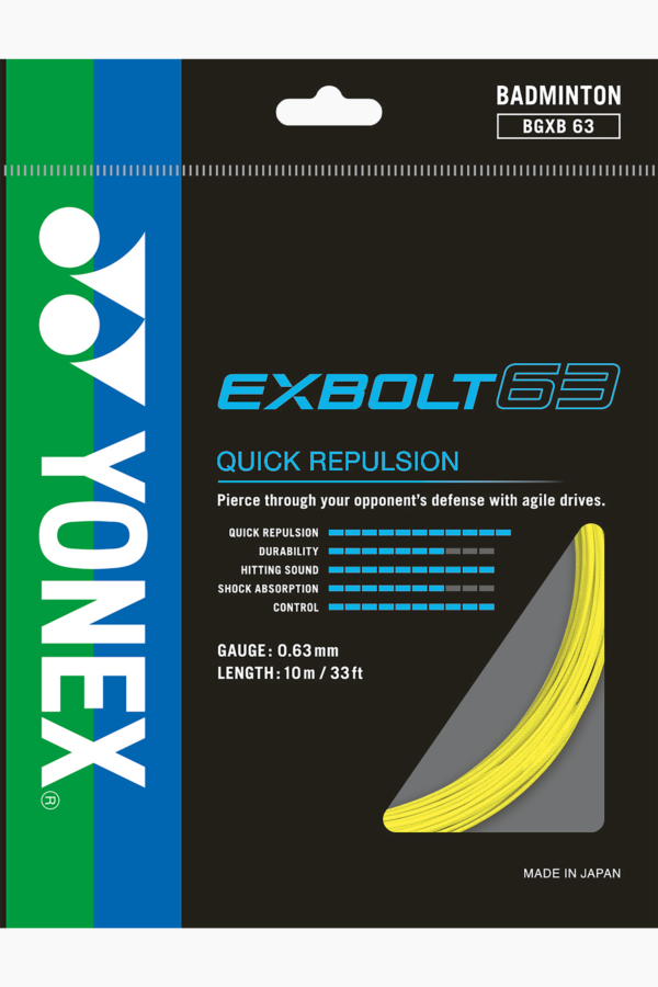 EXBOLT 63

QUICK REPULSION AND HIGH SOUND WITH THIN GAUGE - Image 3